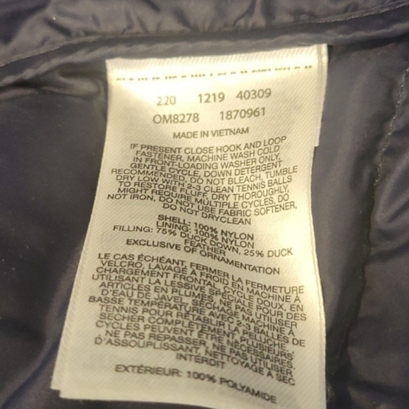 Mountain Hardwear Down Mt. Eyak Lightweight Jacket Hiking Coat M L - Picture 12 of 13